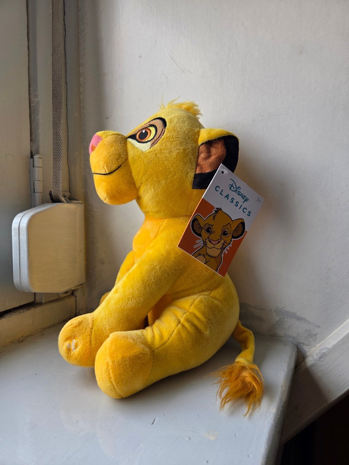 Disney The Lion King Simba knuffel met geluid nieuw, Disney, Met label, Disney, Geel