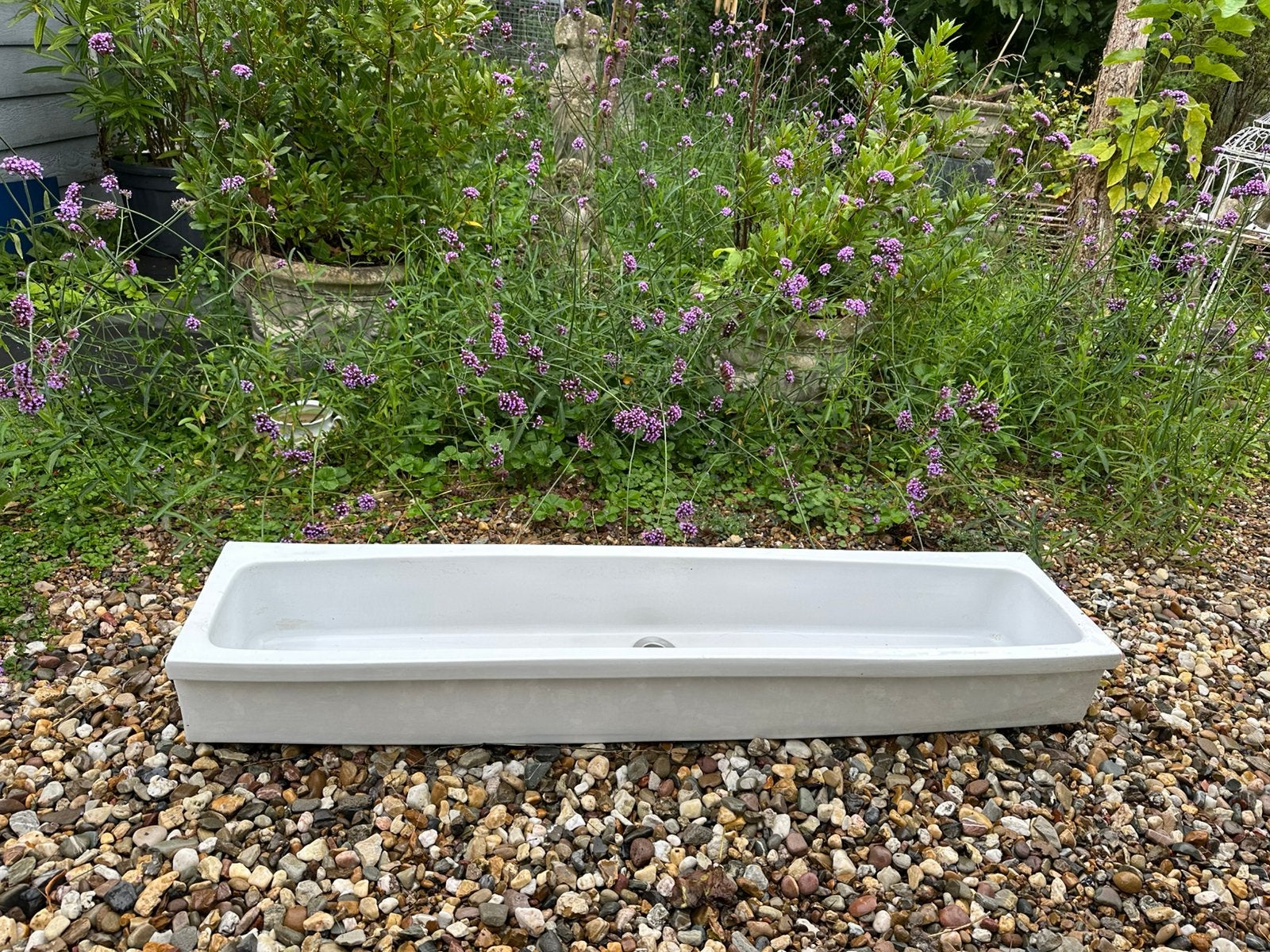 Een antieke wasbak, Huis en Inrichting, Ophalen, Gebruikt, 100 tot 150 cm, Minder dan 100 cm
