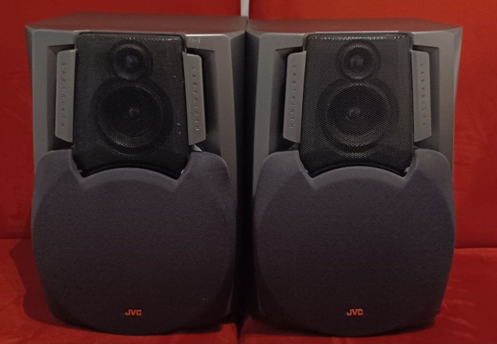 2 originele JVC SP-D602 luidsprekers, Ophalen of Verzenden, Zo goed als nieuw, 60 tot 120 watt, JVC