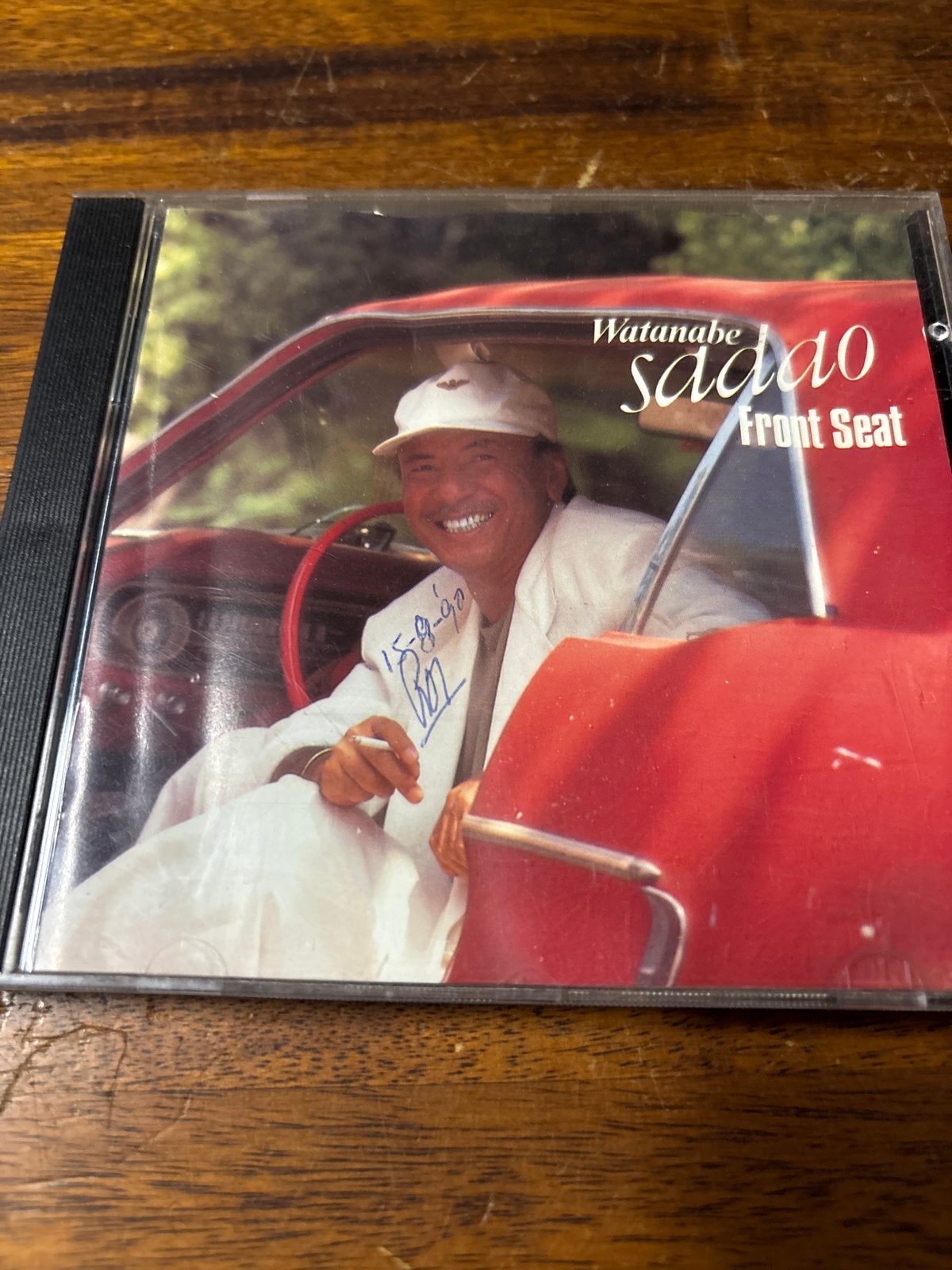 Sadao Watanabe - Front Seat CD 10 tracks smooth, Ophalen of Verzenden, Gebruikt, Album, Gesigneerd