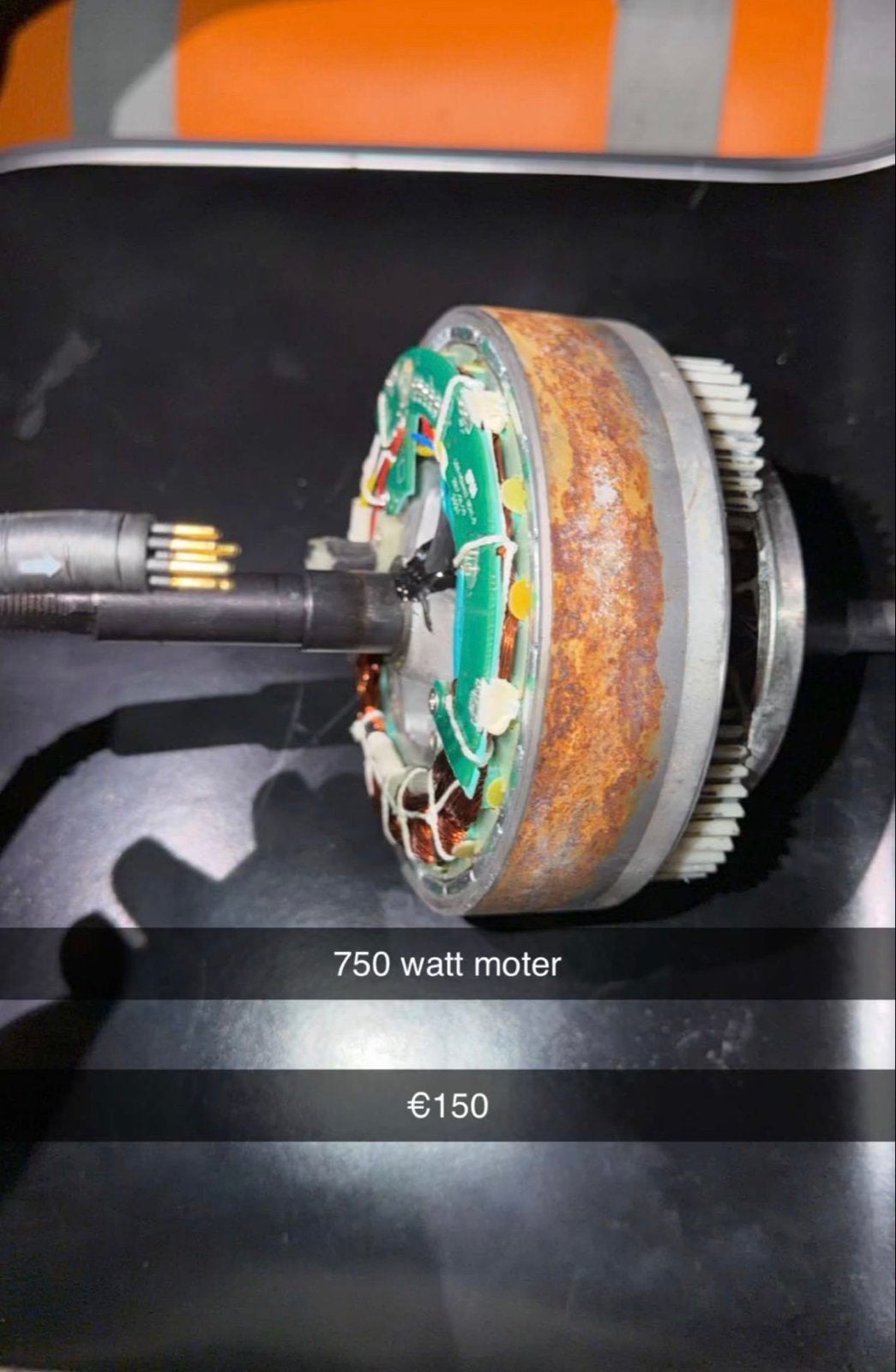 750 watt motor voor elektrische fiets, Elektrische fiets, Gebruikt, Overige materialen, Ophalen of Verzenden