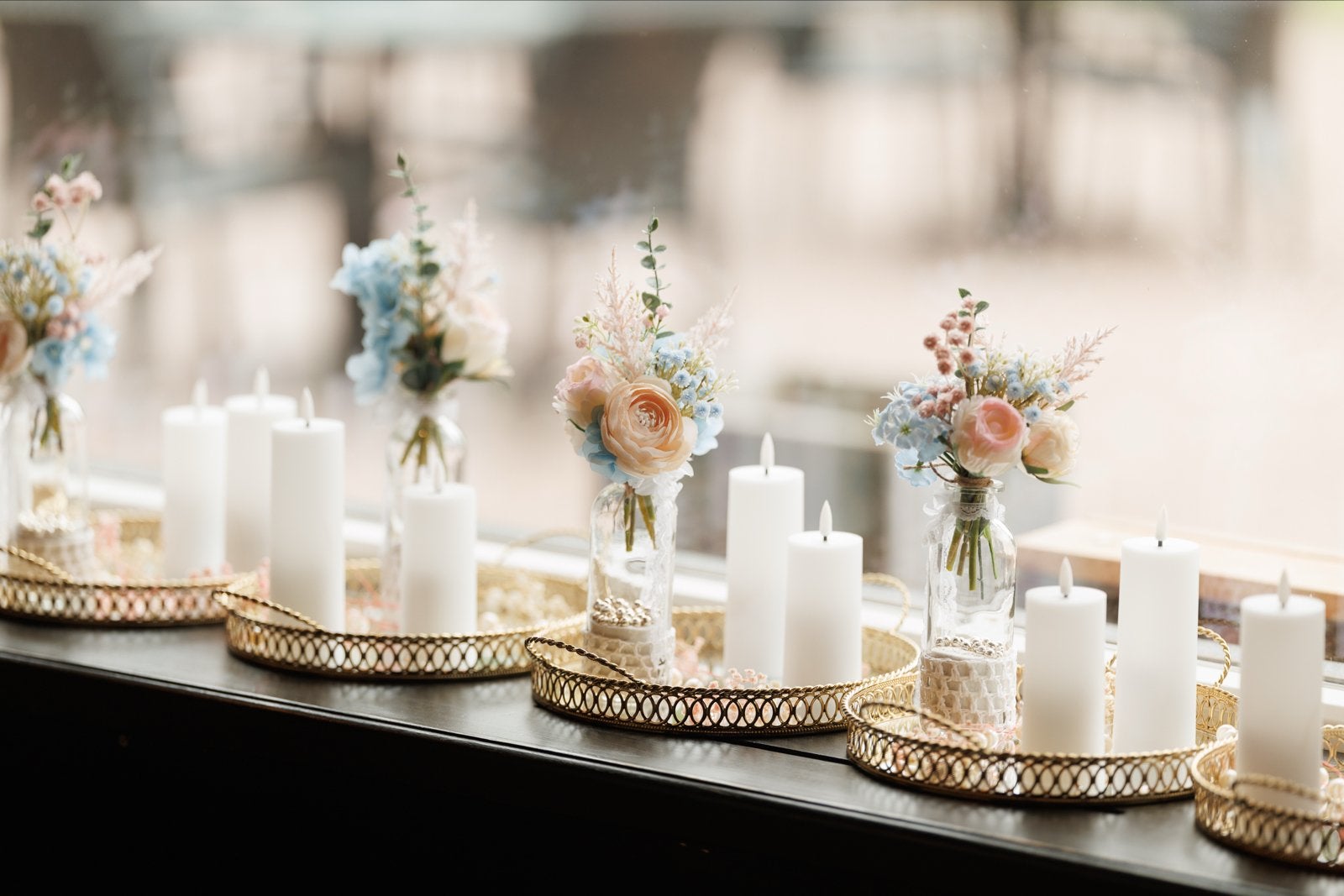 Bruiloft Decoratie pakket versiering bloemen bloemstuk, Ophalen, Zo goed als nieuw, Versiering, Geboorte of Huwelijk