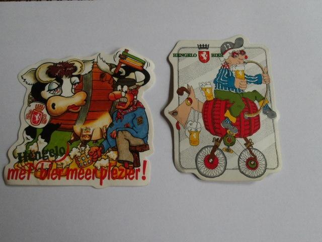 Hengelo bier stickerset (nr.1), Verzamelen, Biermerken, Ophalen of Verzenden, Nieuw, Overige typen, Overige merken