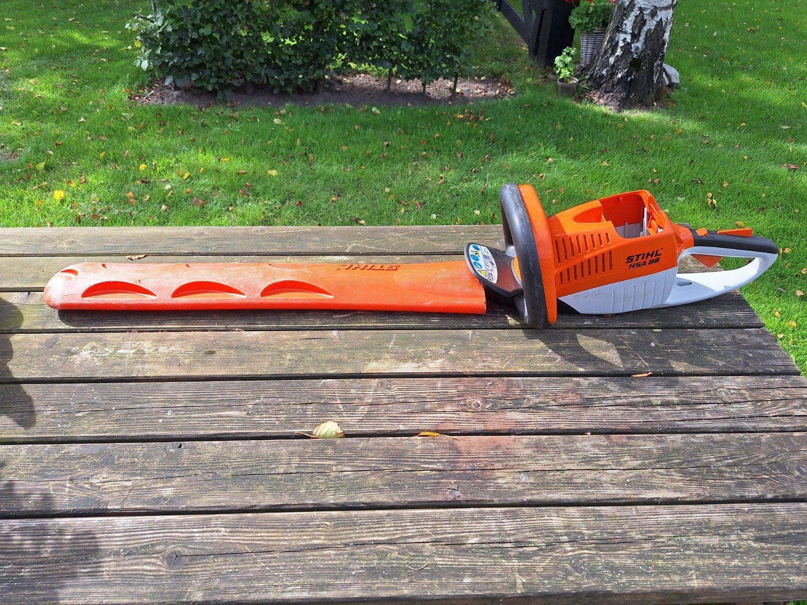 Stihl hsa86 accu heggenschaar, Ophalen, Accu