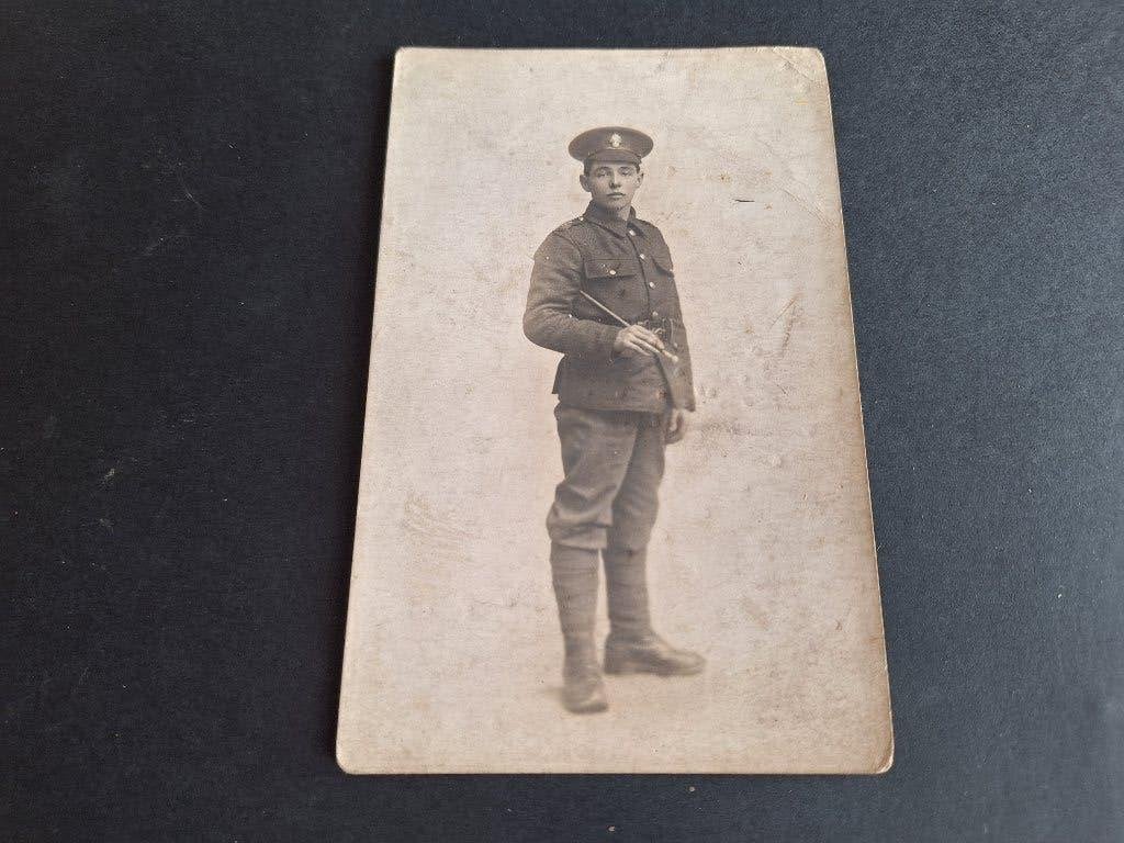 kaart 5 militair uniform, Verzenden, Landmacht, Nederland, Foto of Poster