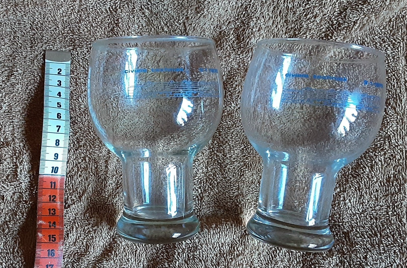 Drinkglazen met logo, Ophalen of Verzenden, Zo goed als nieuw, Overige typen