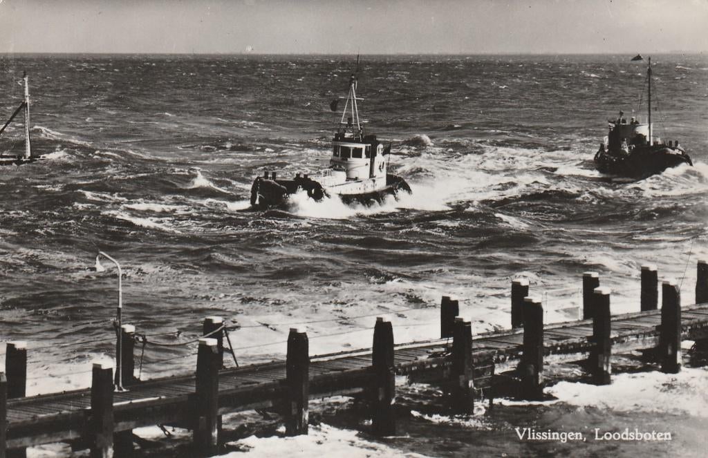 VLISSINGEN Loodsboten, Verzenden, 1960 tot 1980, Ongelopen, Zeeland
