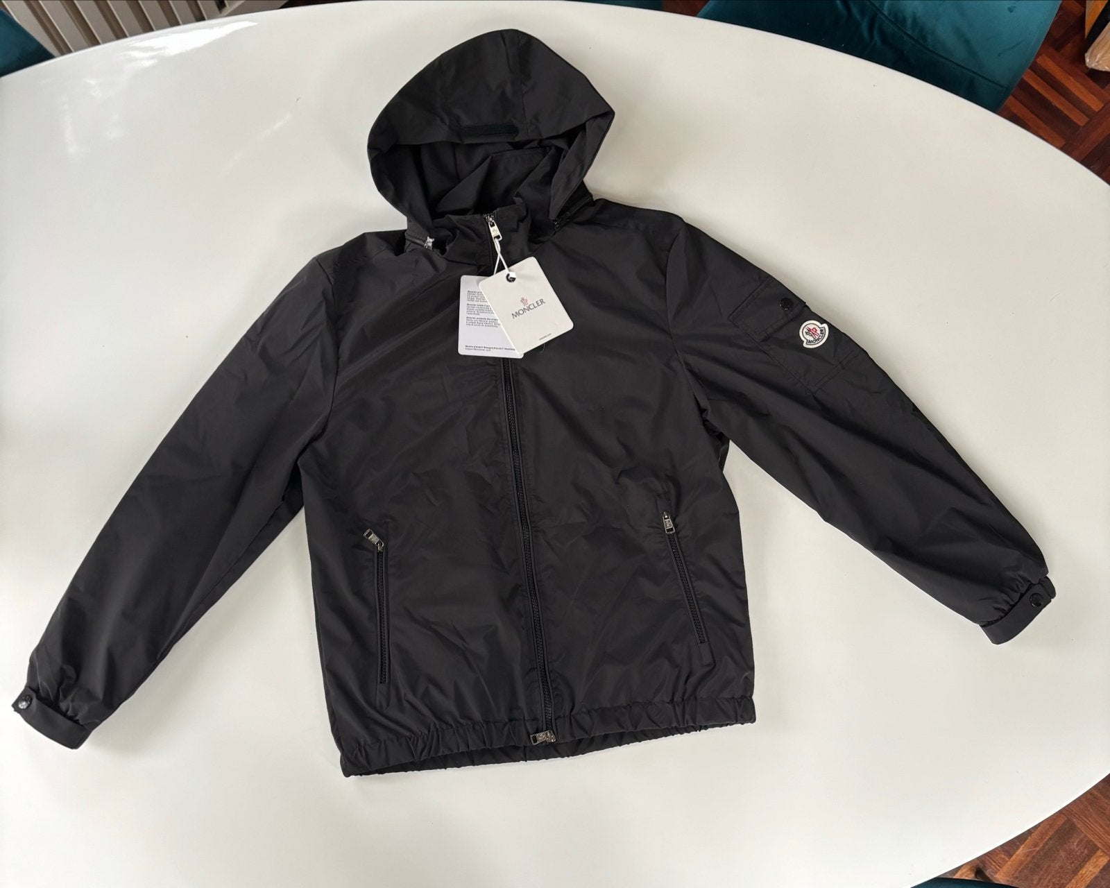 Moncler Heren windbreaker Zwart Maat S - Nieuw met labels, Ophalen of Verzenden, Nieuw, Maat 46 (S) of kleiner, Zwart