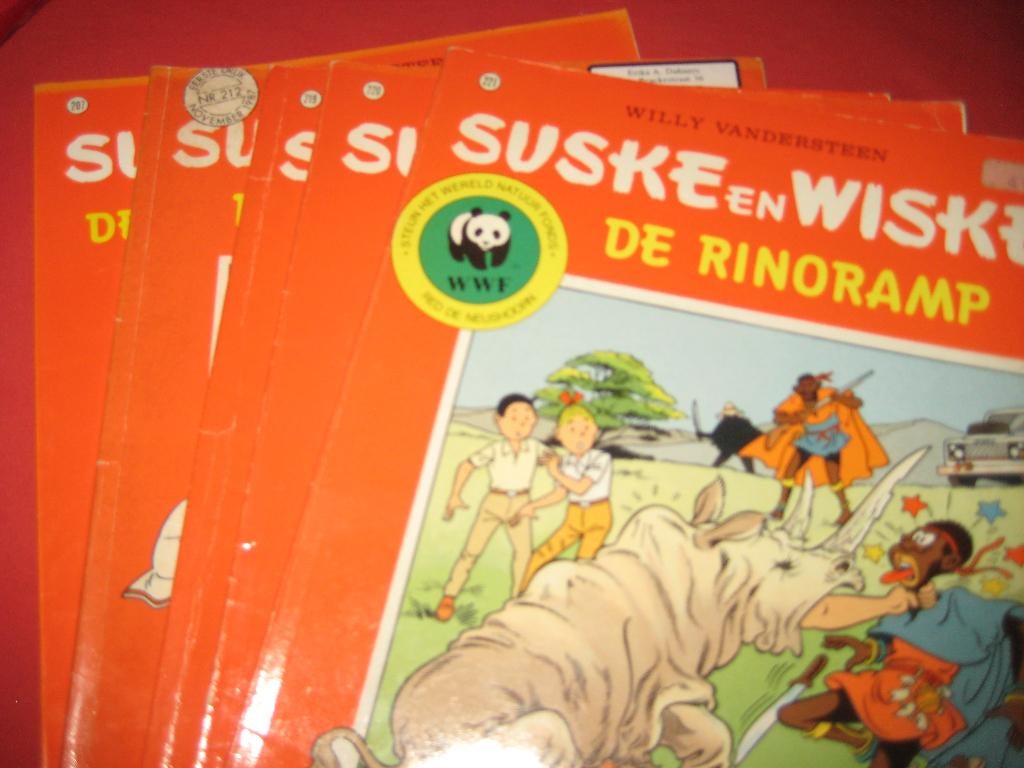 Suske en Wiske: 207, 212, 219, 220 + 221, Eén stripboek, Ophalen of Verzenden, Zo goed als nieuw