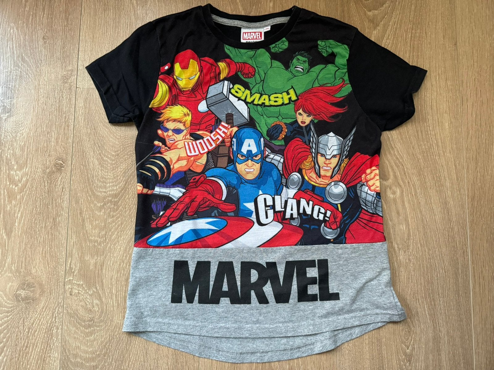 Marvel Avengers t-shirt maat 7/8 jaar / 122, Kinderen en Baby's, Kinderkleding | Maat 122, Ophalen of Verzenden, Gebruikt, Jongen