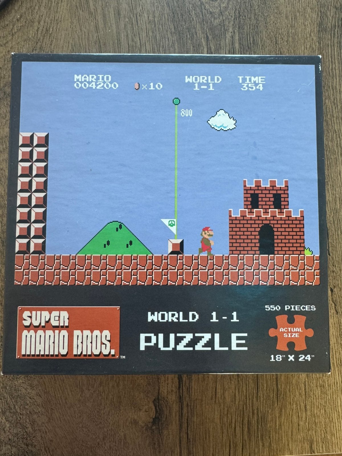 Super Mario bros puzzle, Ophalen of Verzenden, 500 t/m 1500 stukjes, Zo goed als nieuw