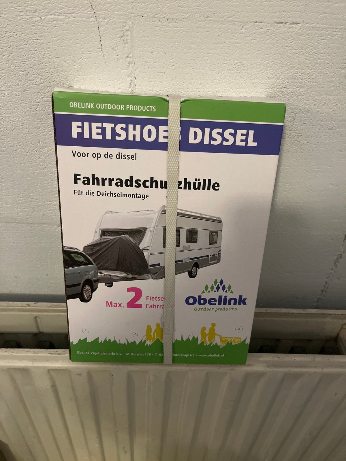 Obelink Fietsbeschermhoes voor dissel (max. 2 fietsen), Ophalen of Verzenden, Nieuw