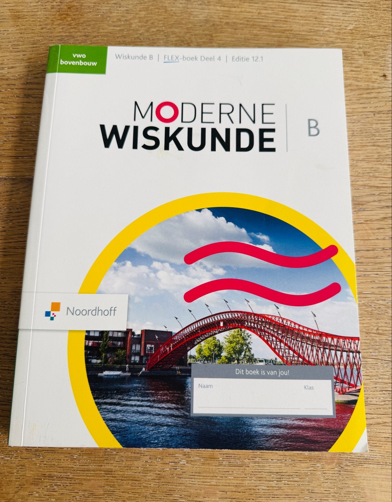 Moderne Wiskunde B VWO Bovenbouw FLEX-boek Deel 4, Ophalen of Verzenden, Gelezen, VWO, Wiskunde B