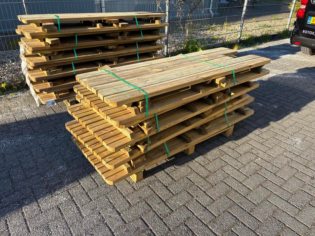 Houten picknicktafel - Nieuw en stevig, 8802 pv, Verzenden, Nieuw, Eigen