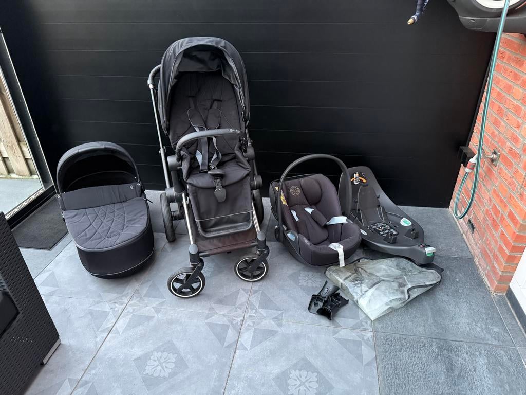 Cybex priam 4 complete set kinderwagen, Kinderen en Baby's, Kinderwagens en Combinaties, Gebruikt, Combiwagen, Verstelbare duwstang