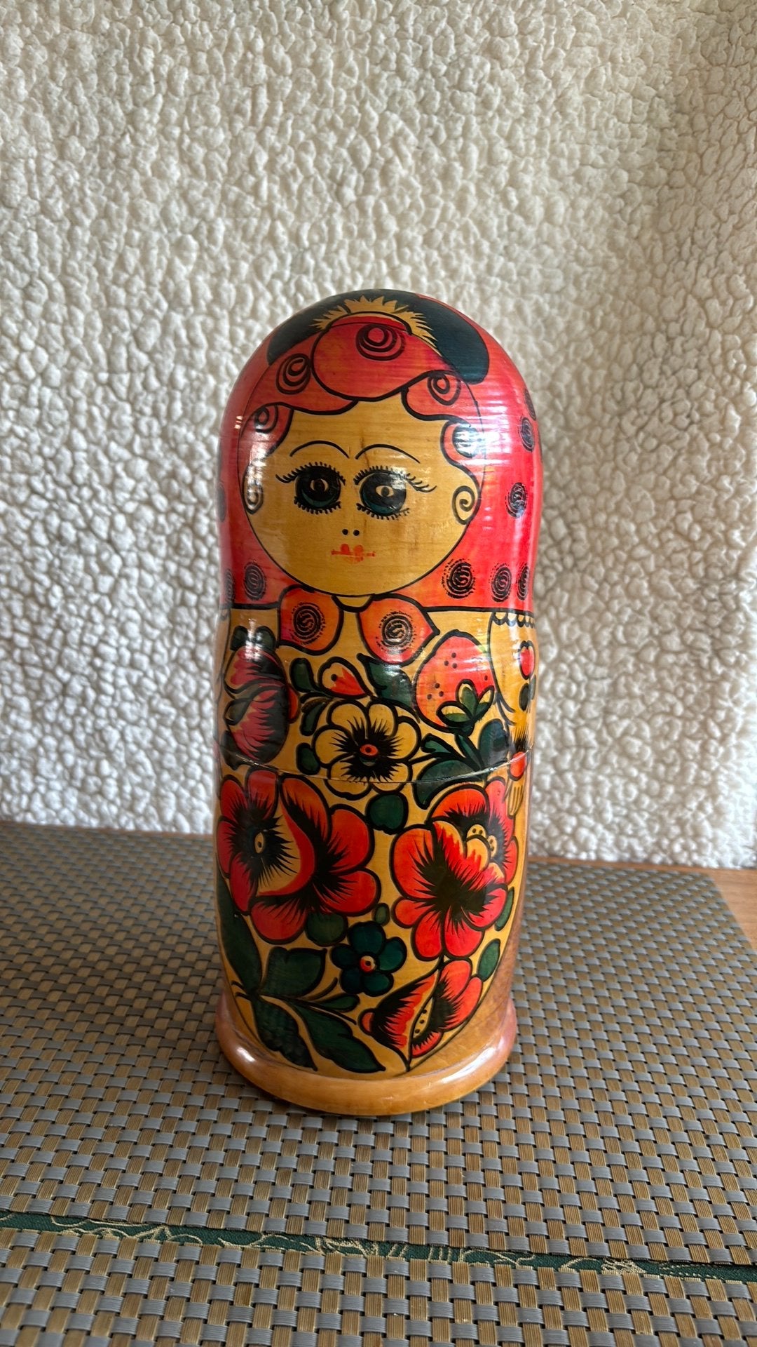 Vintage Russische Matroesjka Pop - Handgeschilderd, Verzamelen, Ophalen of Verzenden, Gebruikt