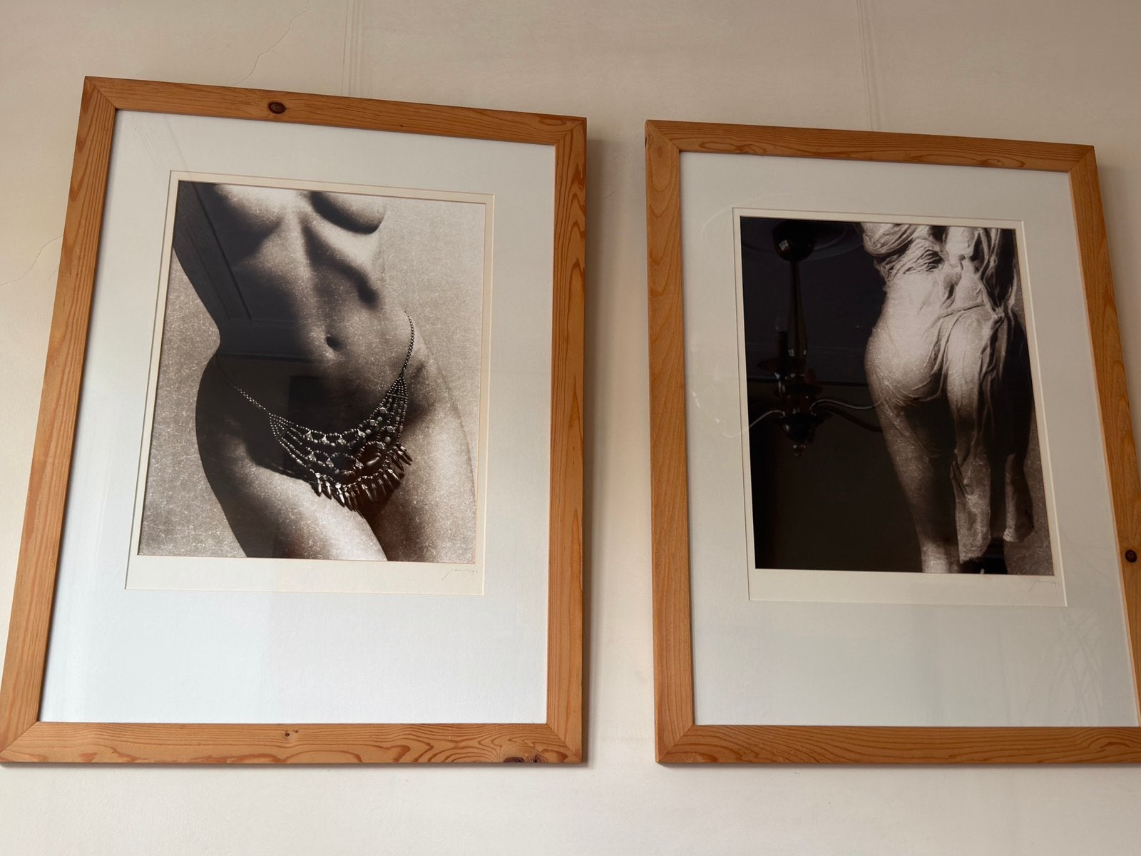 10 Kunst foto’s Naakt. gesigneerd in 1992 by James Landman, Ophalen
