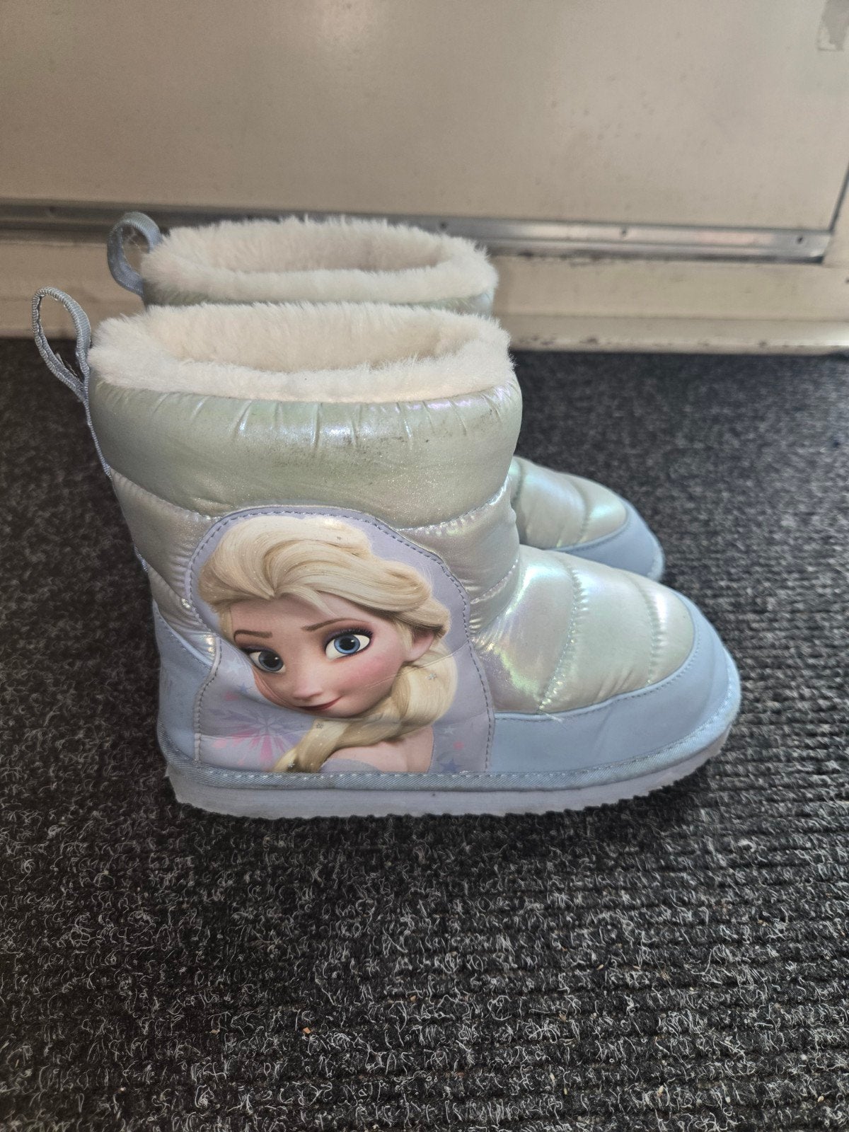 Elsa Frozen winterlaarzen voor meisjes maat 34/35, Ophalen, Gebruikt, Meisje, Laarzen