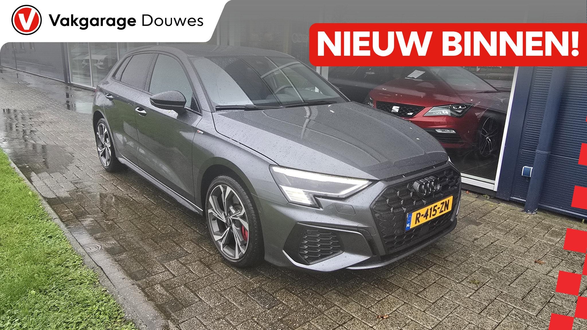 Audi A3 Sportback 45 TFSI e S edition Competition |DOH|ACC|B, Auto's, Audi, Gebruikt, 4 cilinders, Leder en Stof, Hybride Elektrisch/Benzine