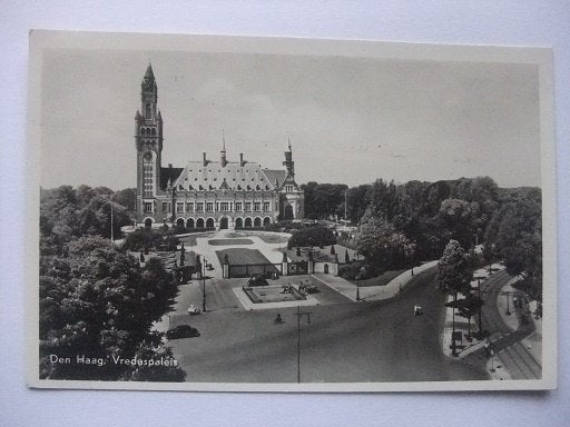 P344 Den Haag - Vredespaleis - 1952, Verzenden, 1940 tot 1960, Gelopen, Zuid-Holland