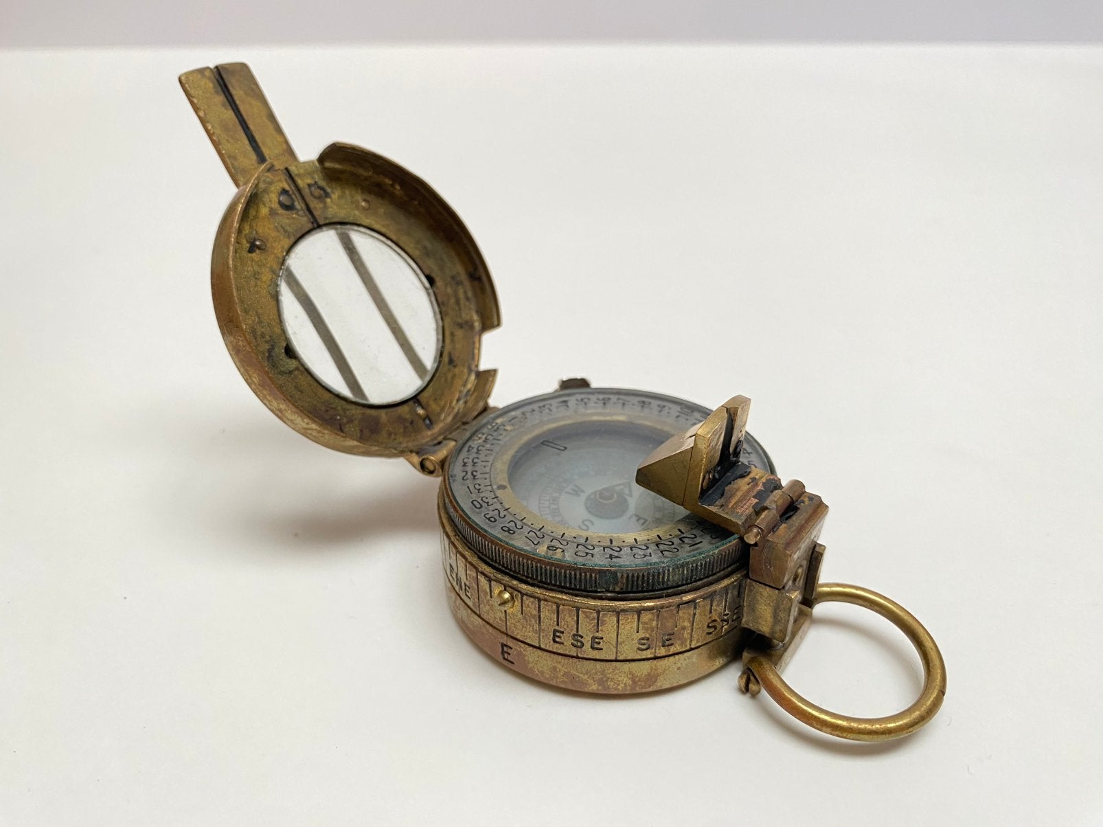 Militair Engels pocket kompas – British Royal Navy 1942, Verzamelen, Ophalen, Landmacht, Engeland, Hulzen of Bodemvondsten