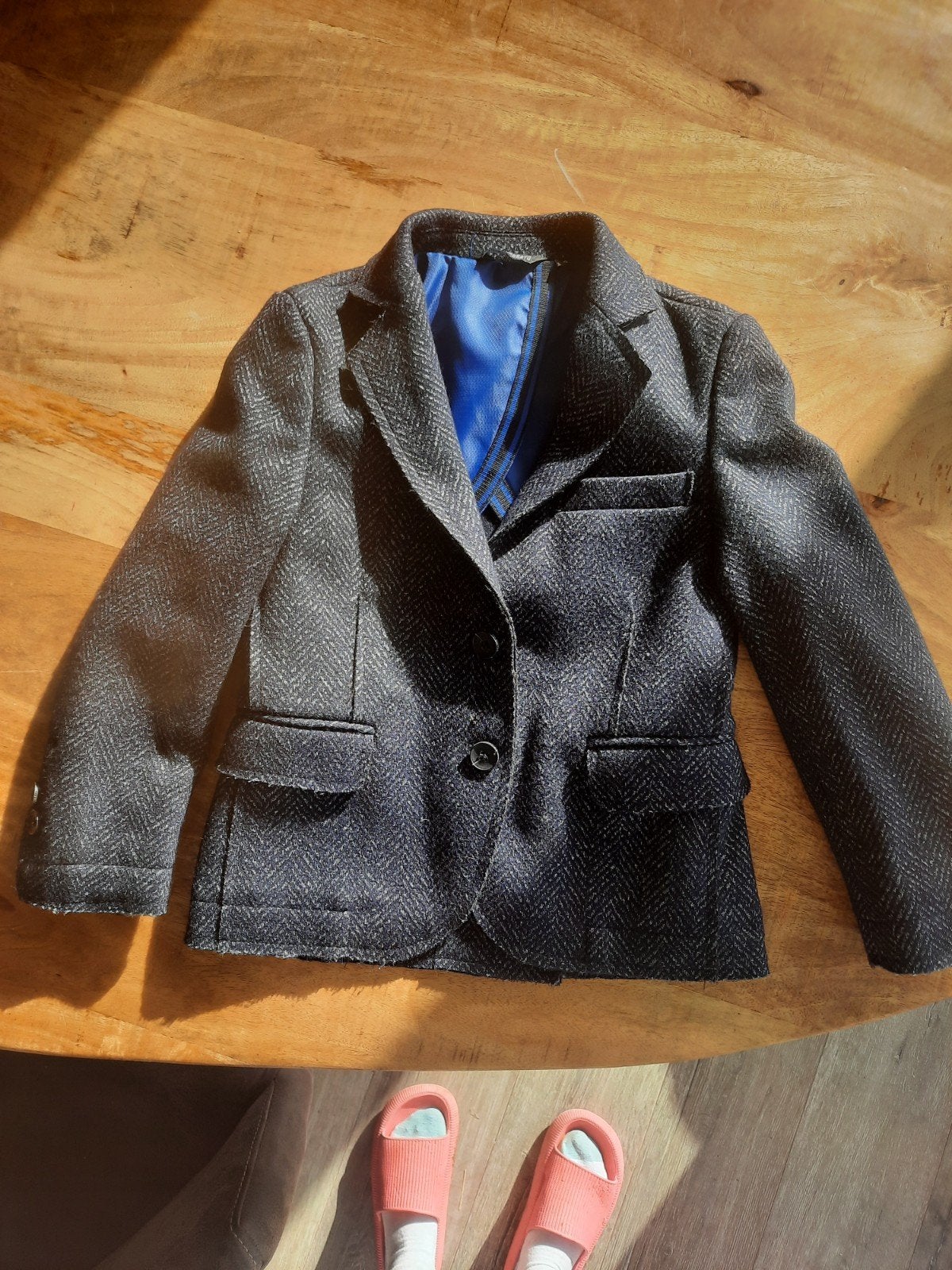 Nette jongens blazer en broek set met strikjes, ZARA, Ophalen of Verzenden, Zo goed als nieuw, Setje