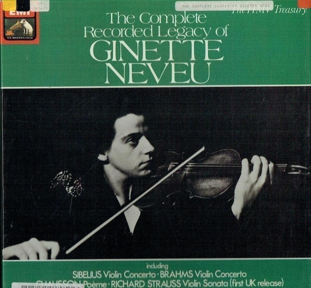 Ginette Neveu–Complete Recorded Legacy Of Ginette Neveu 4LP, Kamermuziek, Verzenden, Zo goed als nieuw, 12 inch