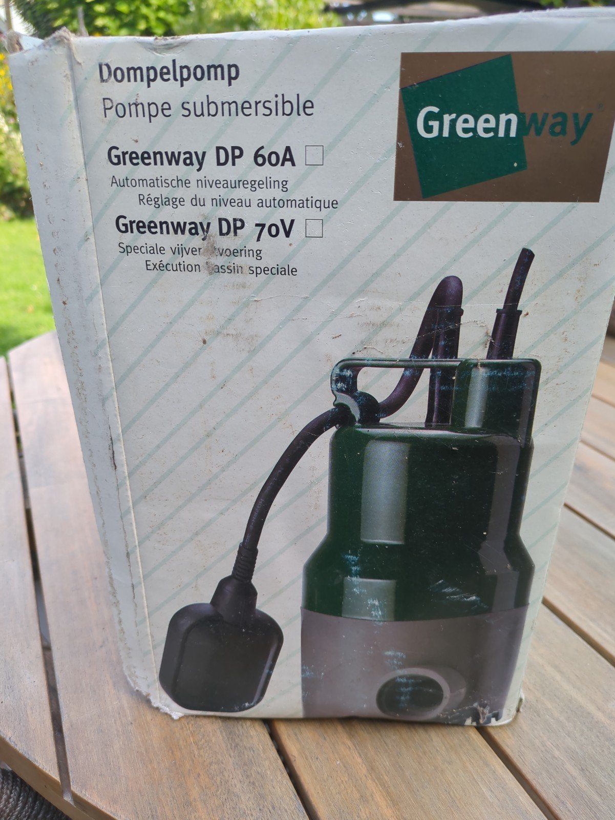 Greenway Dompelpomp DP 60A/70V - Automatische Niveauregeling, Ophalen of Verzenden, Gebruikt, Elektrisch, Dompelpomp