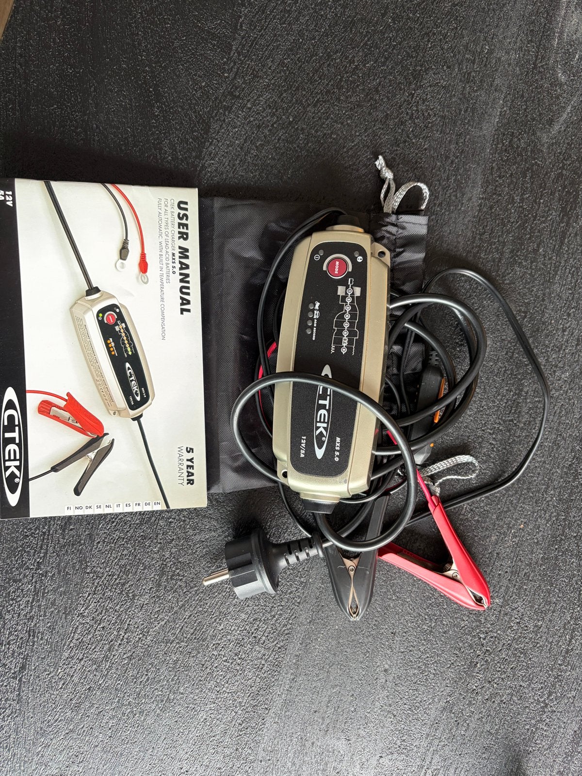 CTEK  MXS 5.0 acculader, Ophalen, Gebruikt