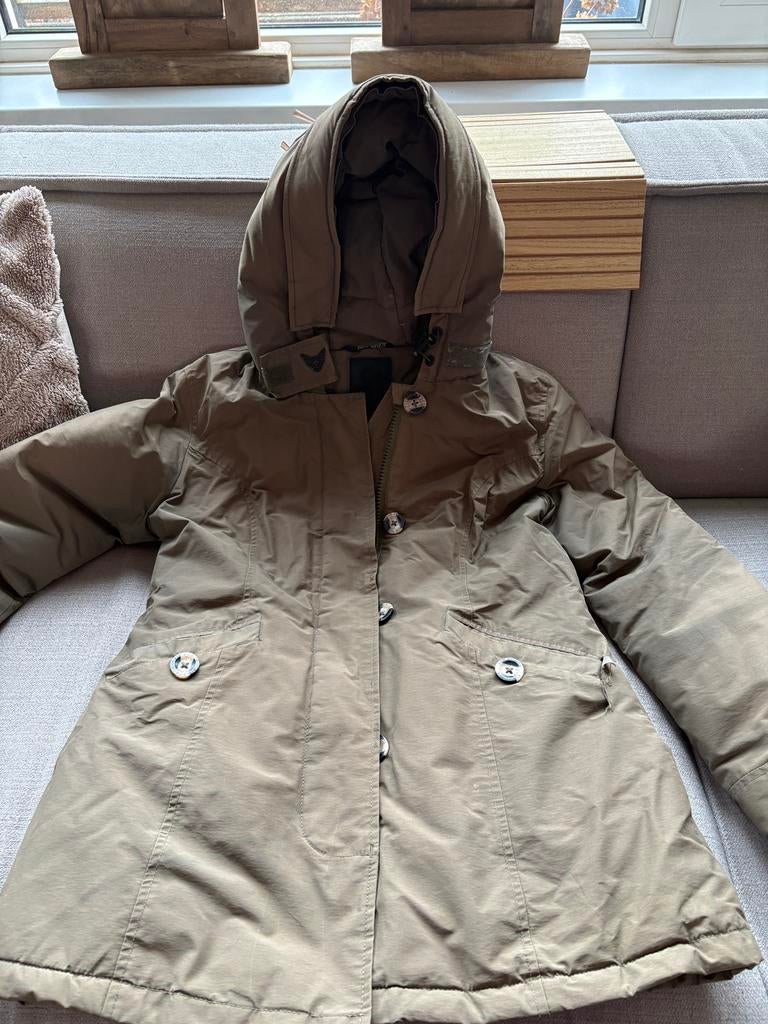 Te koop Airforce winterjas (mt 16jaars) groen, Kleding | Dames, Jassen | Winter, Ophalen, Gedragen