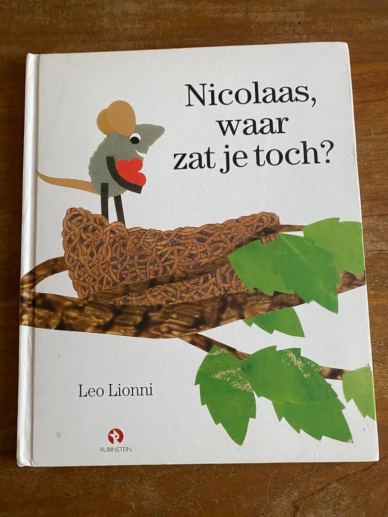 Nicolaas waar zat je toch? - Leo Lionni, Rubinstein 2009 zgn, Boeken, Ophalen of Verzenden, Zo goed als nieuw, L. Lionni, Prentenboek