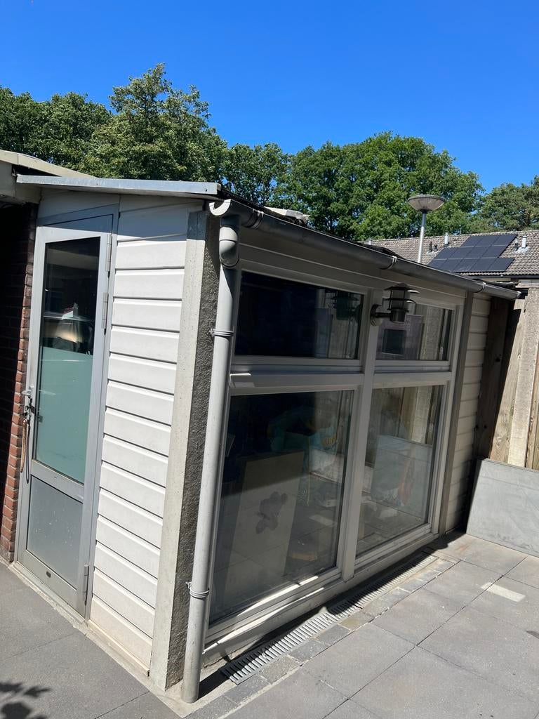 DUURZAME AANBOUW / SCHUUR / HOBBY RUIMTE KUNSTSTOF KOZIJNEN, Tuin en Terras, Ophalen, Kunststof, 200 tot 400 cm, 250 tot 500 cm