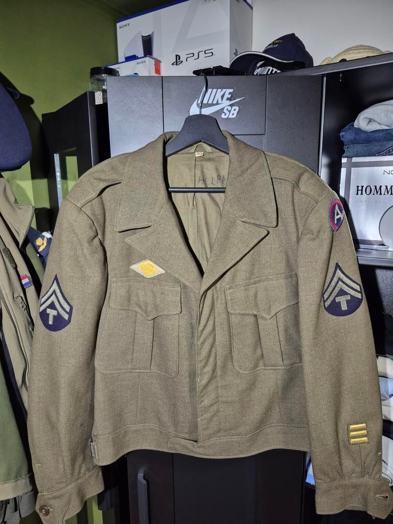 US WO2 Ike jacket 40L, Ophalen of Verzenden, Zo goed als nieuw