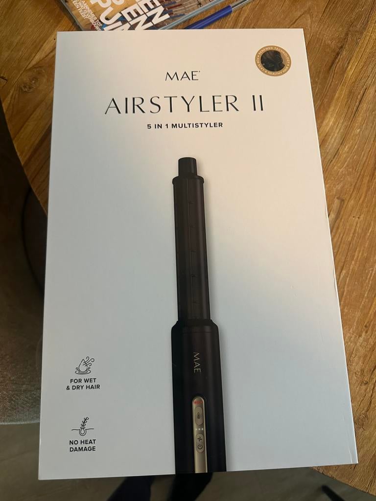 MAE Airstyler type 2 als nieuw!, Ophalen of Verzenden, Zo goed als nieuw, Krultang of Stijltang