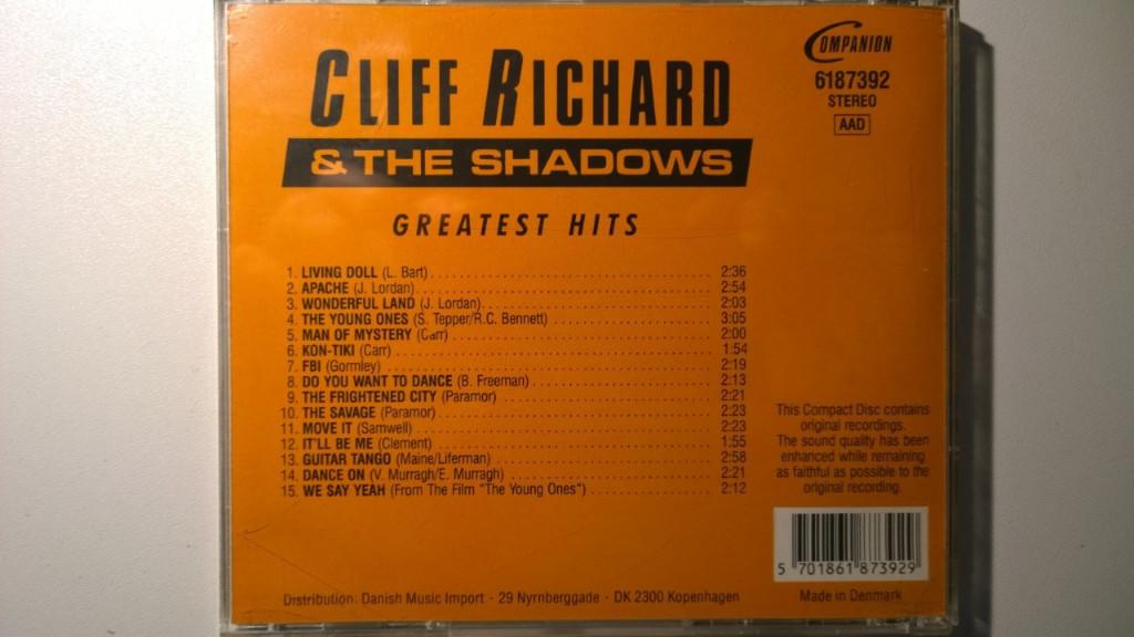 Cliff Richard & The Shadows - Greatest Hits, Ophalen of Verzenden, Zo goed als nieuw