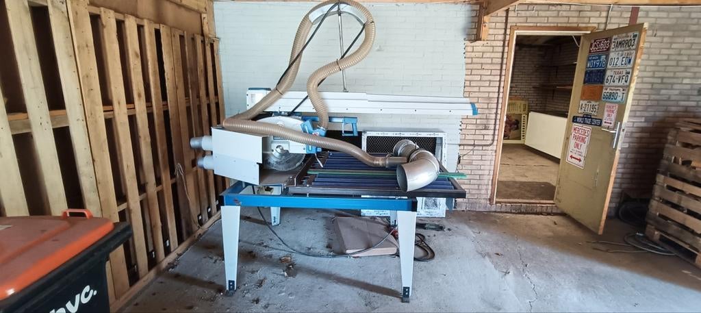 Industriële Zaagtafel + Riedex Afzuiging - Direct Inzetbaar, Ophalen of Verzenden