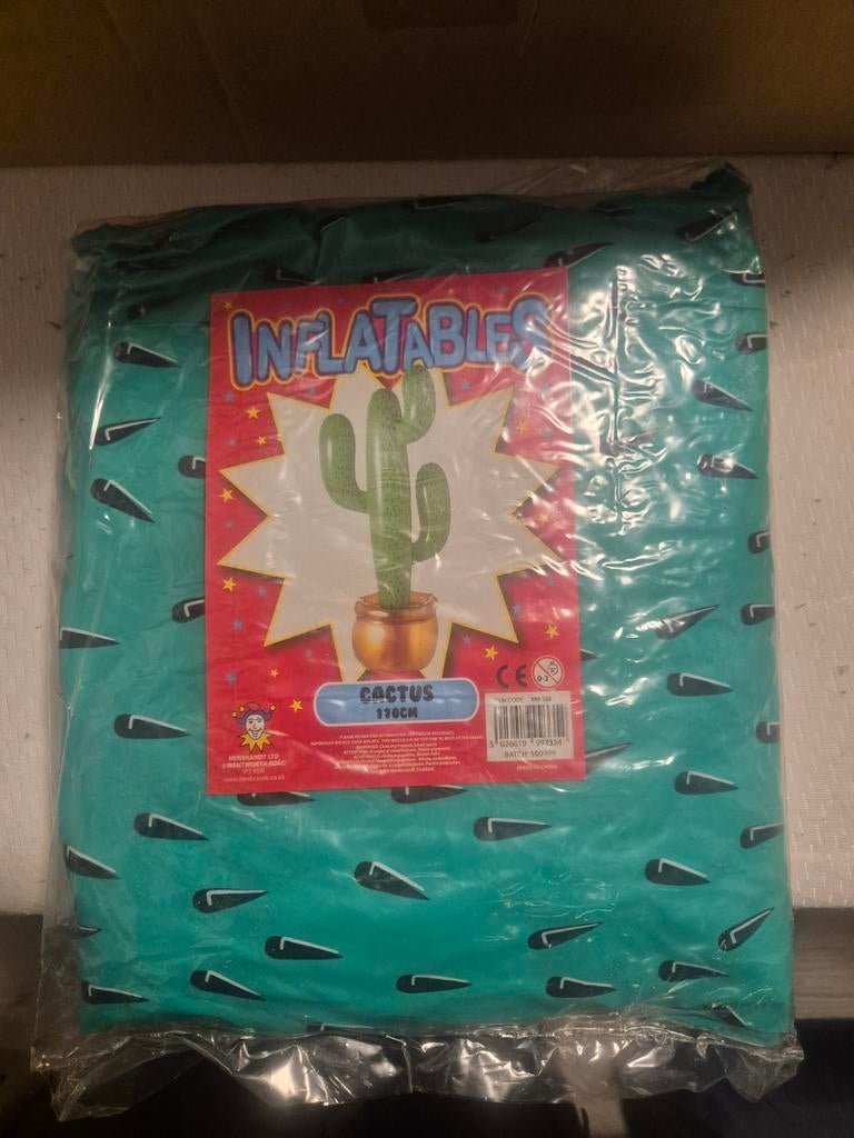 Opblaasbare Cactus - Nieuw in Verpakking, Ophalen of Verzenden, Nieuw