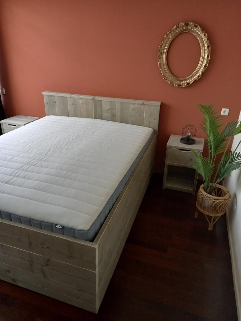 Bedden steigerhout op maat, Ophalen of Verzenden, Nieuw, Steigerhout