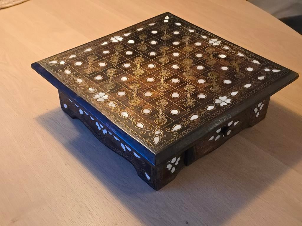 Werkelijk prachtige antieke Ottomaanse schaaktafel/ bord, Ophalen of Verzenden