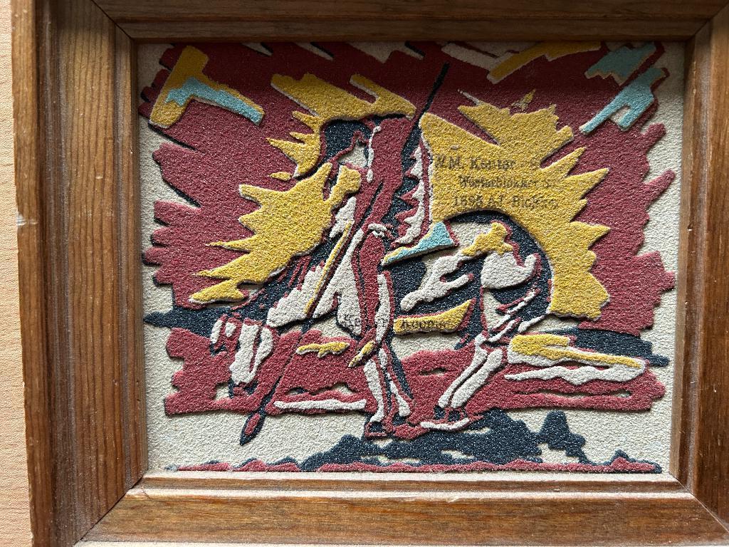 Schilderij zandkunst, Ophalen of Verzenden