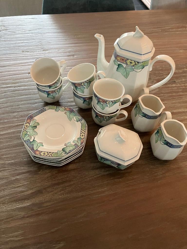 Villeroy Boch koffieservies Pasadena, Huis en Inrichting, Keuken | Servies, Nieuw, Overige stijlen, Porselein, Ophalen of Verzenden