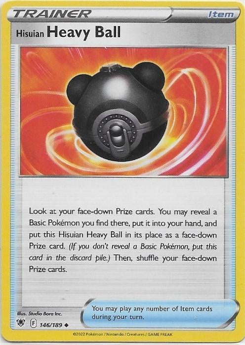 Astral Radiance,  Hisuian Heavy Ball [uncommon] 146/196, Ophalen of Verzenden, Nieuw, Losse kaart