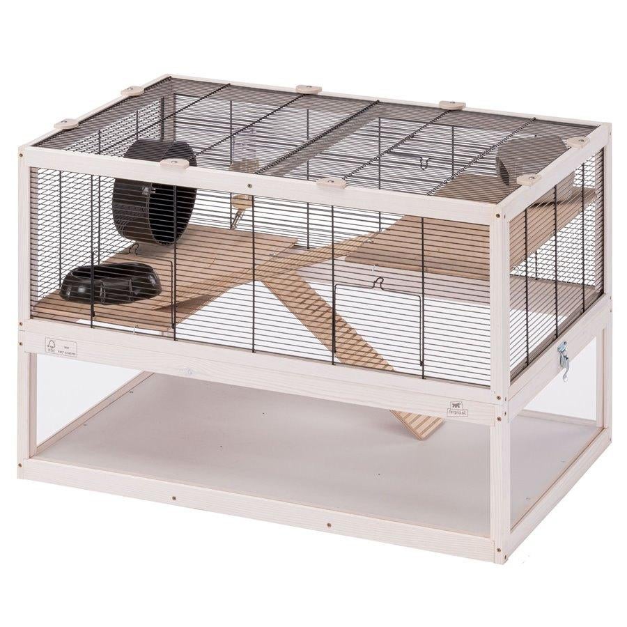 OPRUIMING! Ferplast knaagdierkooi domster 80 bruin, Minder dan 60 cm, Kooi, Nieuw, Ophalen of Verzenden