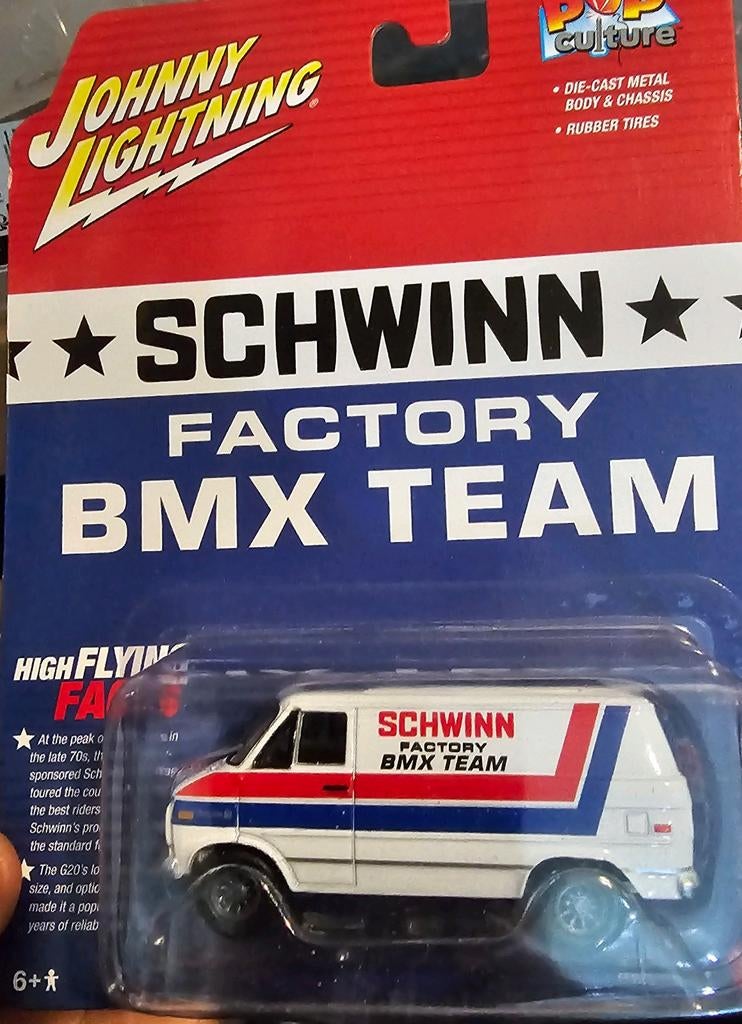 Johnny Lightning Schwinn BMX Team Busje, Unknown, Nieuw, Ophalen of Verzenden, Johnny Lightning