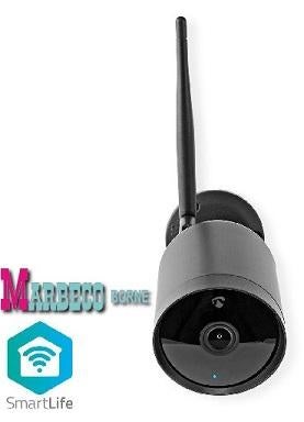 SmartLife Full HD Smart IP camera, Buitencamera 1080P, Black, Overige merken, Nedis SmartLife, Nieuw, Info@marbeco.nl