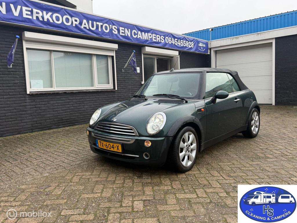 Mini Cabrio 1.6 One, Auto's, Gebruikt, 4 cilinders, Cabriolet, 4 stoelen