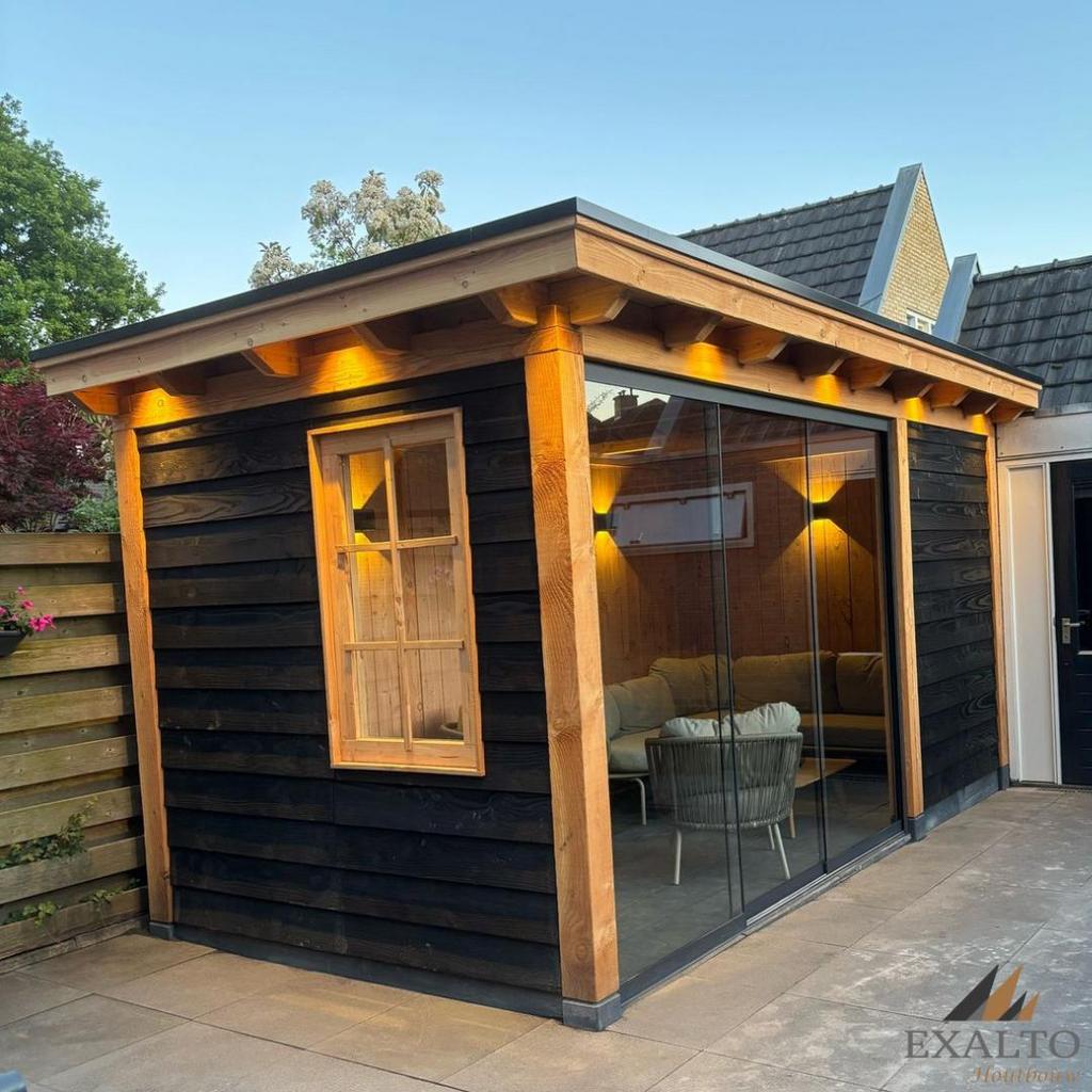 Overkapping/veranda, Tuin en Terras, Tuinhuizen, 3 ramen of meer, Overige typen, Ophalen of Verzenden, Zo goed als nieuw