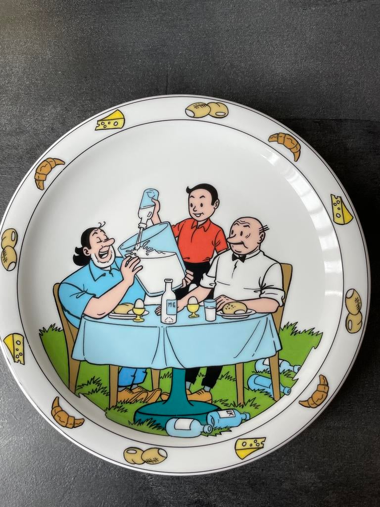 Suske en Wiske Bord - Esenbach Porzellan, Verzamelen, Ophalen of Verzenden, Suske en Wiske, Zo goed als nieuw, Gebruiksvoorwerp