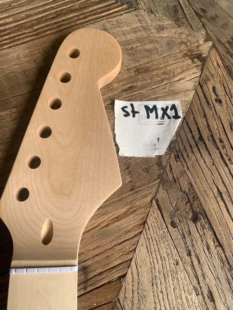 Stratocaster hals”Maple 22 frets poy satin” MX1, Muziek en Instrumenten, Instrumenten | Onderdelen, Geen, Geen, Nieuw, Ophalen of Verzenden