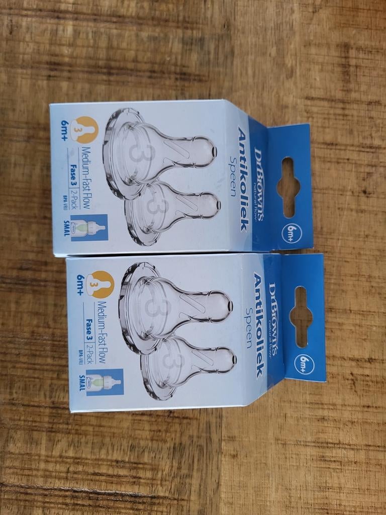 Dr. Brown's Speen Maat 3 - Nieuw in Verpakking, Ophalen of Verzenden, Nieuw, Overige typen